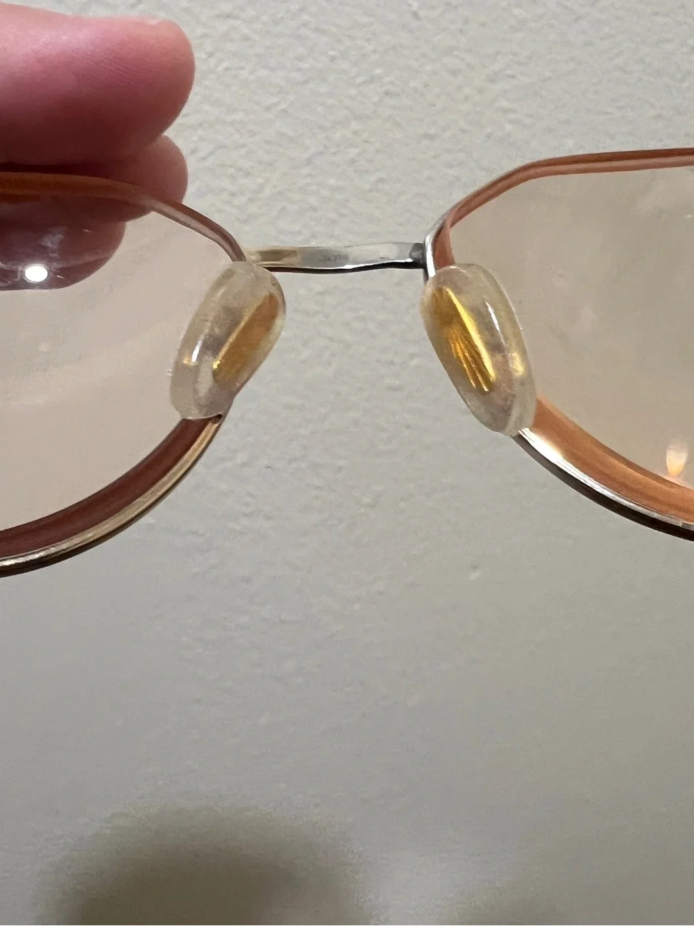 Vintage Luxottica Oxford Brown Tortoise Gold Oval Eyeglasses Frame ONLY Italy